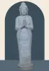  Product image 1 of the product “Standing Buddha made of Riverstone, position Namaskara , H. 151cm. ”